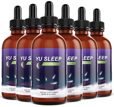 YU Sleep natural sleep support drops bottles